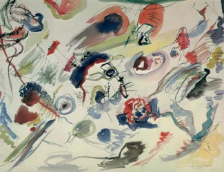 Ohne Titel (Erstes abstraktes Aquarell)